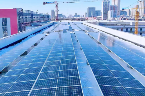 九洲集團承建哈爾濱電機廠屋頂光伏項目一期工程成功并網發電！